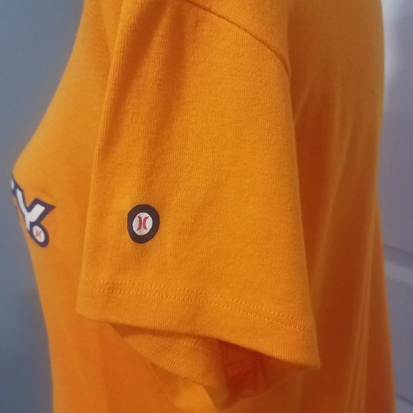 AWESOME HURLEY WOMAN'S TSHIRT XL. YELLOW/ORANGE. - Picture 3 of 9